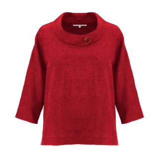 Lust auf Lebensart - Shirt Maxim 100% Leinen / Rot (73) Gr. 1 (40-44)
