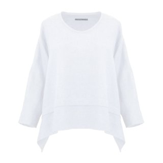Lust auf Lebensart - Shirt Gigli 100% Leinen / Weiß (1)