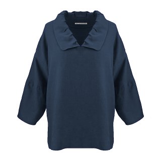 Lust auf Lebensart - Shirt Lilly 100% Leinen / Nachtblau (95)