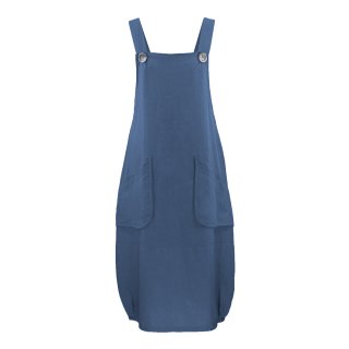Lust auf Lebensart - Kleid Comet 100% Leinen / Jeansblau (84)