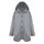 Lust auf Lebensart - Mantel Momo 100% Gewalkte Wolle / Hellgrau (0088)