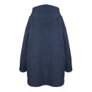 Lust auf Lebensart - Mantel Momo 100% Gewalkte Wolle / Jeansblau (1227)