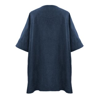 Lust auf Lebensart - Shirt Bingo 100% Leinen / Nachtblau (95)