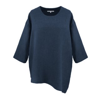 Lust auf Lebensart - Shirt Melody 100% Leinen / Nachtblau (95) Gr. 1 (38-42)